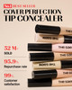 THESAEM Cover Perfection Tip Concealer 0.2 fl.oz. - 1.25 Light Beige Warm Beige for Light Skin Tones 20-21 - High Coverage Long Lasting Concealer - K