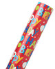 American Greetings 175 sq ft Reversible Wrapping Paper for Birthdays Happy Birthday Lettering and Stars 1 Jumbo Roll 30