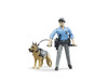 Bruder 62150 bworld Policeman with Dog