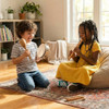 Stoies Wooden Toddler Musical Instruments with Drum Hand Bells Flute Maracas Castanet Tamburine for Babies and Kids Eco