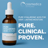 Hyaluronic Acid Serum for Skin 100 Pure Anti Aging Intense Hydration Moisture Non greasy Paraben free Wrinkle Reducing a