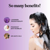 Premium Lavender Bubble Bath for Women Moisturizing Foaming Bath Bubbles for Adults with Chamomile Clary Sage Lavender A