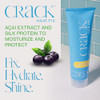 Crack HAIR FIX Conditioner with Twist Bottle Intense Hydration Frizz Control Strengthens Detangles Restores Shine Sulfat