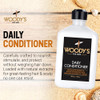 Woodys Daily Hair Conditioner for Men Hydrating Mens Conditioner Nourishing Hair Care ParabenFree Formula 12 fl oz