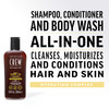 AMERICAN CREW 3in1 Ginger Tea Shampoo Conditioner Body Wash for Men AllinOne Care with Revitalizing and Refreshing Fragr