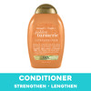 OGX Strength Length Golden Turmeric Conditioner with Milk to Soothe Scalp Nourish Hair Ayurveda SulfateFree Surfactants