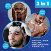 Dead Sea Collection Mens Body Wash 3 in 1 Amber Wood Body Wash for Men Shower Gel Shampoo Shower Soap for Face and Hair