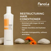 Fanola Restructuring Hair Conditioner for Women Men Hydrating Conditioner for Dry Hair with Argan Linseed Oil Repairing