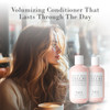 VoC Natural Volume Conditioner for Fine to Medium Hair AntiFrizz Shine Enhancing NonToxic CrueltyFree Vegan with Olive F