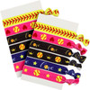 Norme Softball Hair Ties, 12 Pieces Hair Accessories for Girls, No Crease Hair Elastics Set for Player and Teams (Multi Color)