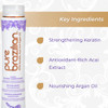 Pure Brazilian Always Blonde Conditioner with Keratin Acai Argan Oil Purple Conditioner for ColorTreated Hair SulfateFre