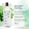 Bain de Terre Green Meadow Balancing Conditioner Gentle Moisture Balance for Soft Silky Bouncy Hair with Argan Monoi Oil
