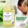 MODA Moisturizing Conditioner for all Hair Types Balsam and Protein 128 Oz Professional Strengthens Moisturizes Leaves H