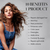 Saphira Leave On Hair Mask for All Hair Types Detangles and Controls Frizz Heat and Color Protectant SulfateFree Paraben