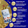 Baby Hair Blueberry Mineral Toddler ShampooBody Wash Conditioner and Hair Mask Set SulfateFree Shampoo and Conditioner w