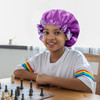 sent hair Baby Satin Bonnet Sleeping Cap Adjustable Kids Sleep Bonnet with Drawstring Double Layer Night Hair Caps for 0