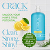 Crack HAIR FIX Conditioner with Pump Bottle Intense Hydration Frizz Control Strengthens Detangles Restores Shine Sulfate