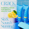 CRACK HAIR FIX Shampoo and Conditioner Set 85 oz Each AntiFrizz Hair Products for Damaged Hair Bond Repair Curl Care Hum