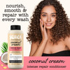 SAUCE BEAUTY Coconut Cream Conditioner for Dry Damaged Frizzy Curly Hair with Coconut Oil Paraben SulfateFree 10 Fl Oz I