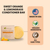 Aspen Kay Naturals Conditioner Bar Lemongrass 23 Ounce Made With Natural Organic Ingredients All Hair Types including fr