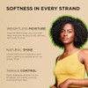 African Pride Moisture Miracle LeaveIn Conditioner Spray with Coconut Milk Honey Hydrates Shines Coils Curls 8 Oz