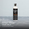 tgin Sweet Honey Hair Milk and Moisturizer for Natural Dry Curly Wavy Hair 8 Oz