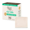 Soapbox Hair Conditioner Bar with Tea Tree Oil to Clean Purify Dry Damaged Hair Scalp 2oz Solid Conditioner Low Plastic