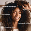 Savannah Hair Therapy Curl Defining Cream LeaveIn Hair Glaze with Shea Butter Silk Protein Vitamin B6 SulfateFree Moistu