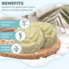 Organic Conditioner Bar For Damaged Hair Repair Nourish Unscented Softening Moisturizing Shea Argan Jojoba Oils Handmade