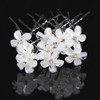 AKOAK 20 Pcs Rhinestone Bridal Hairpins, U-shaped Flower Crystal Hair Jewelry Accessories for Weddings, Bridesmaids, Women and Parties