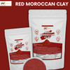 mGanna 100% Natural Moroccan Red Clay Powder for Hair Masks, Scrubs, Creams and Soap Making 0.22 LBS / 100 GMS
