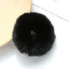 2 PCS Furry Scrunchies - Cute Faux Rabbit Fur Elastic Hair Ties, Bobbles, Ponytail Holders for Girls and Women (Off-white)