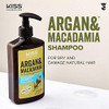 KISS Color Care Argan Macadamia For Dry and Damaged Natural Hair Shampoo 135 fl oz 400 mL