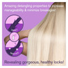 BOLD UNIQ Purple Leave In Conditioner for Dry Damaged Blonde Platinum GraySilver Hair Light Toning Hydrating Detangling