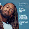 Bevel Leave In Conditioner for Men Curly Hair Conditioner with Hemp Seed Oil and Biotin Detangles Moisturizes and Streng