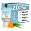 Aqua Organics Conditioner Travel Size Hotel Amenities 1 oz Case of 20