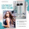 KERAGEN Volumizing Conditioner for Fine Hair with Keratin and Collagen Sulfate Free 10 Oz Add Thickness Hydrates and Enh