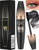4D Silk Fiber Lash Mascara Waterproof Long Lasting Lengthening Mascara Black Volume and Length Natural Mascara Smudge Proof Mascara Make Voluminous E