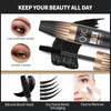 4D Silk Fiber Lash Mascara Waterproof Long Lasting Lengthening Mascara Black Volume and Length Natural Mascara Smudge Proof Mascara Make Voluminous E