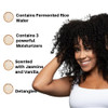 Ecoslay Rice Pudding LeaveIn Conditioner for Curly Dry Damaged Hair Moisturizer Detangler Strengthens Fine Hair Men Wome