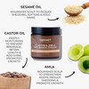 Qhemet Biologics Castor Amla Nourishing Pomade Vegan Pomade and Scalp Conditioner with Castor Oil and Amla Adds Softness