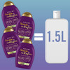OGX Thick Full Biotin Collagen Volumizing Conditioner for Thin Hair with Vitamin B7 Hydrolyzed Wheat Protein ParabenFree
