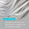 KERACOLOR Clenditioner SILVER Hair Dye Semi Permanent Hair Color Depositing Conditioner Crueltyfree 12 Fl Oz