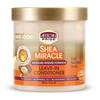 African Pride Shea Miracle Leave In Conditioner Contains Shea African Mango Butter to Smooth Curls Coils Waves Nourishes
