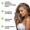 Ecoslay Matcha Boost Quinoa Keratin Protein Hair Treatment Repair Mask for Damaged Dry Curly Hair 8 oz