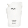 OUAI Fine Hair Conditioner Refill Volumizing Conditioner Made with Keratin Biotin and Chia Seed Oil Adds Softness Bounce