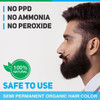 Vegetal Safe Color Dark Brown 25gm Certified Organic Allergy Free Bio Natural Beard Hair Color with No Ammonia Formula f