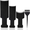 Mudder 4 Pcs Balayage Highlighting Board and Brush Kit 1 Hair Dye Brush and 3 Balayage Highlighting Board with Teeth Hai