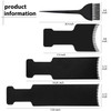 Mudder 4 Pcs Balayage Highlighting Board and Brush Kit 1 Hair Dye Brush and 3 Balayage Highlighting Board with Teeth Hai