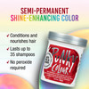 Punky Vermillion Red Semi Permanent Hair Color Vegan CrueltyFree Conditioning Hair Dye Lasts Up to 35 Washes 35 fl oz